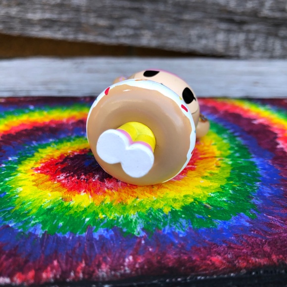 Donutella Tokidoki small toy figure Neon Star 2.25 in mini pvc figurine 🩷🤎 - Picture 7 of 11
